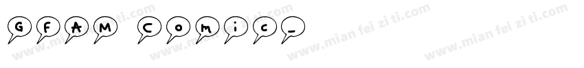 GFAM Comic字体转换
